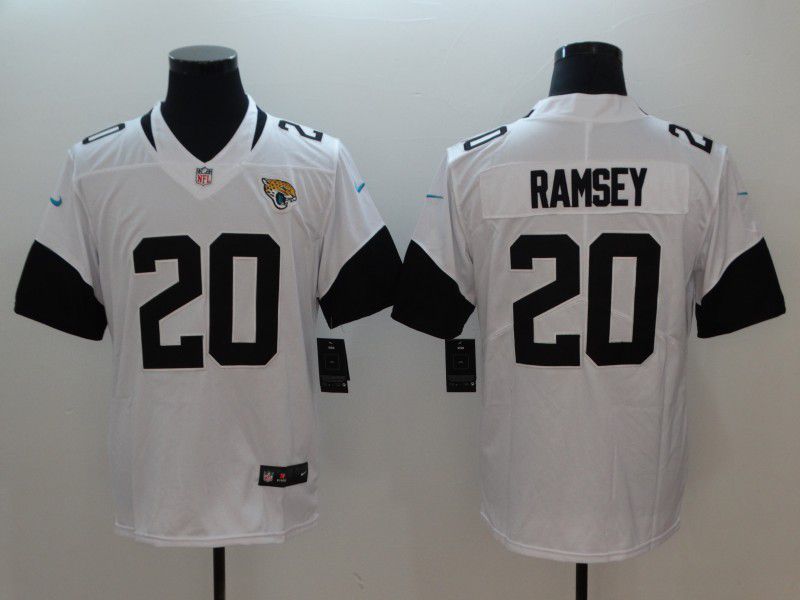 Men Jacksonville Jaguars #20 Ramsey White Vapor Untouchable Limited Player Nike NFL Jerseys